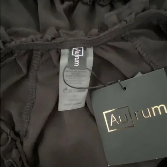 Aurum Chiffon Minidress size 2 - Picture 9 of 11